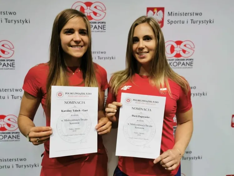 Daria Pogorzelec (z prawej) i Karolina Tałach-Gast to gdańskie judoczki, który rywalizują o kwalifikację olimpijską do startu w igrzyskach Tokio 2020.
