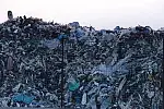 Składowisko odpadów w Kokoszkach. Zdjęcia zostały wykonane na początku października.