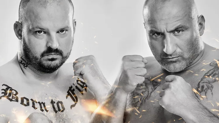 Starcie Piotra "Bonusa BGC" Witczaka (z lewej) z Marcinem Najmanem (z prawej) to walka wieczoru piątej odsłony Fame MMA.