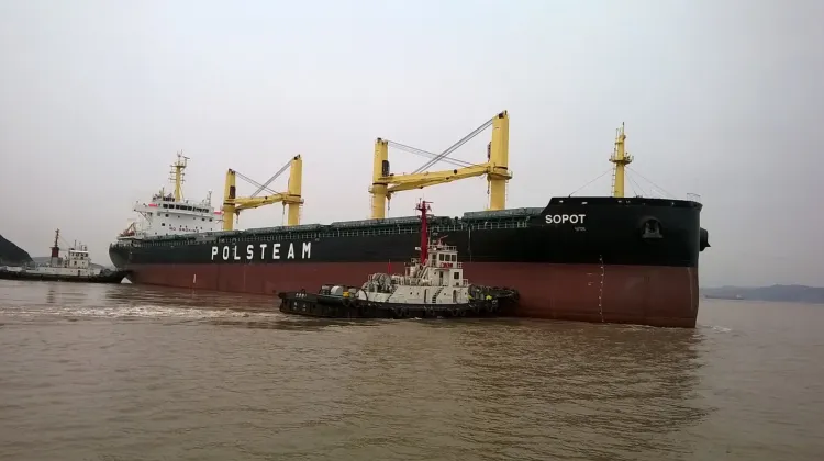 Masowiec "Sopot" o nośności 39 tys. ton to nowy statek we flocie Polskiej Żeglugi Morskiej. 