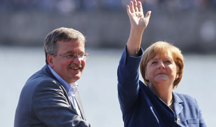 Angela Merkel została ciepło przyjęta przez mieszkańców Trójmiasta i turystów.