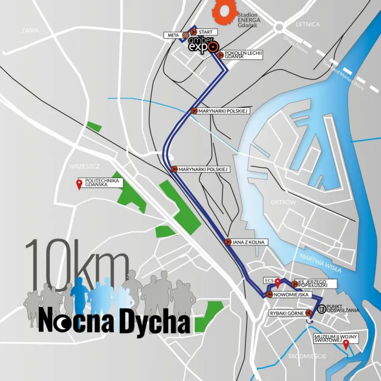Trasa Nocnej Dychy.