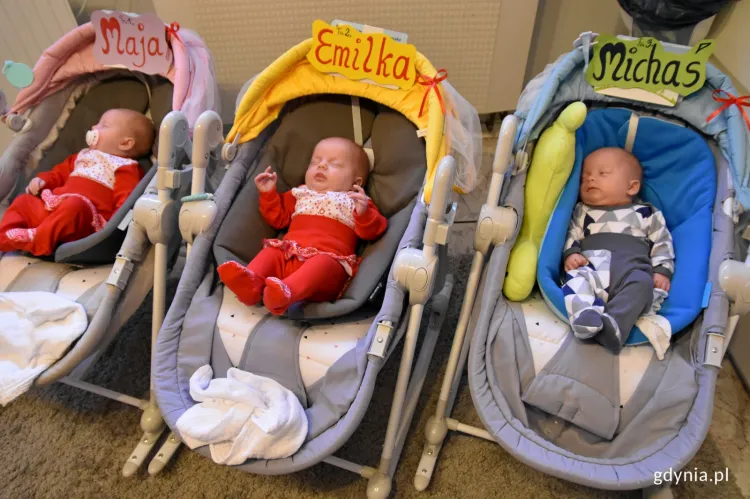 Maja, Emilia i Michał przyszli na świat 18 sierpnia.
