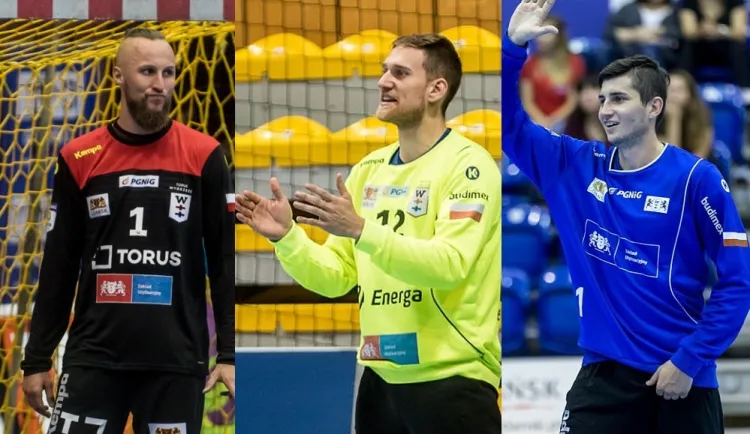 W tym sezonie w bramce Torus Wybrzeże Gdańsk stało już trzech bramkarzy (od lewej: Paweł Kiepulski, Artur Chmieliński i Przemysław Witkowski) a w odwodzie jest jeszcze Dawid Wodziński.