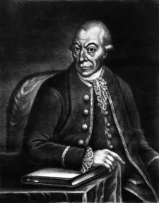 Portret Nataniela Mateusza Wolfa ze zbiorów U.S. National Library of Medicine.