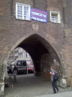 Baner na Bramie Chlebnickiej.