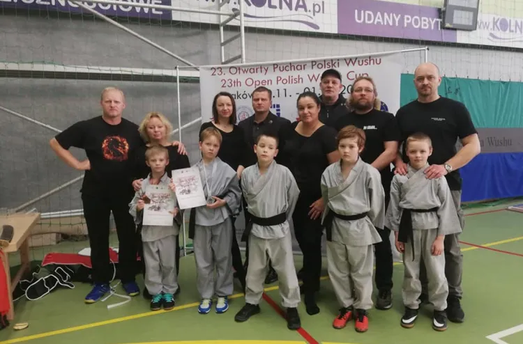 Reprezentanci Shaolin Kung Fu Gdynia w Krakowie brylowali w kategorii do lat 9. Młodsi dali przykład starszym.