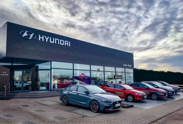 Zmodernizowany salon Hyundaia w Wejherowie.