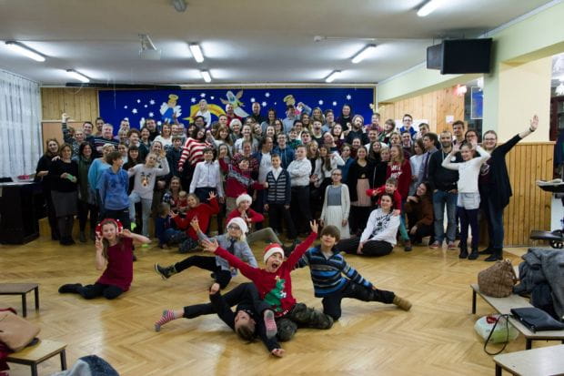 Rodzina Stowarzyszenia Teatralnego Ingenium w całej okazałości (zdjęcie z grudnia 2018 roku).