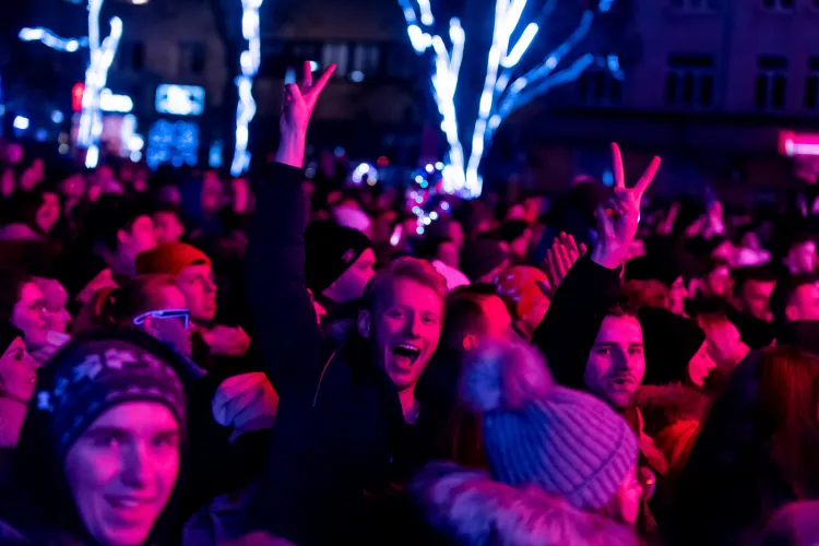 Publiczność 31.12.2019 Gdynia Skwer Kościuszki