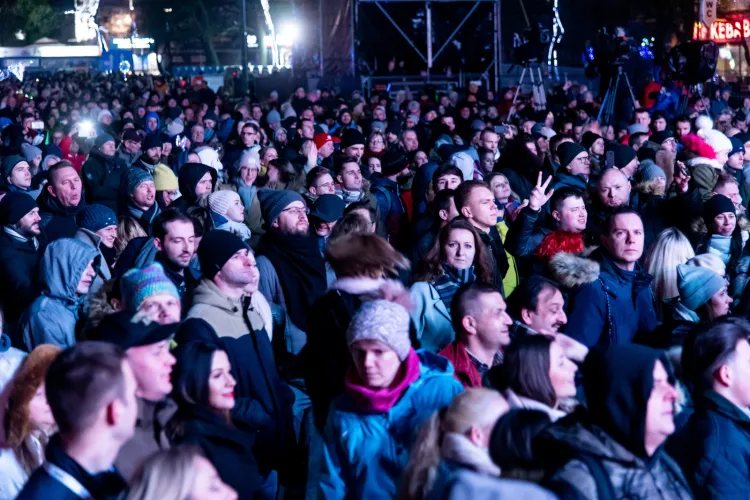 Publiczność 31.12.2019 Gdynia Skwer Kościuszki