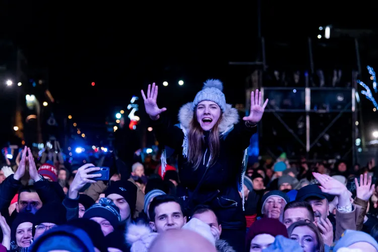 Publiczność 31.12.2019 Gdynia Skwer Kościuszki