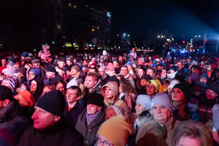Publiczność 31.12.2019 Gdynia Skwer Kościuszki