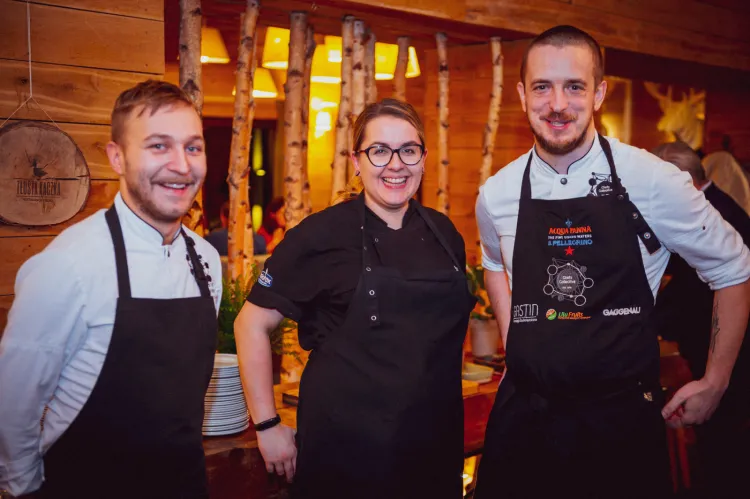 Za przygotowanie autorskich dań podczas kolacji odpowiadali szefowie kuchni: Krzysztof Konieczny, Magdalena Świątkowska i Jacek Koprowski.