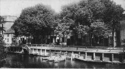 Okolice kanału dawna ul. Eimermacherhof 2, fotografia z 1940 r.