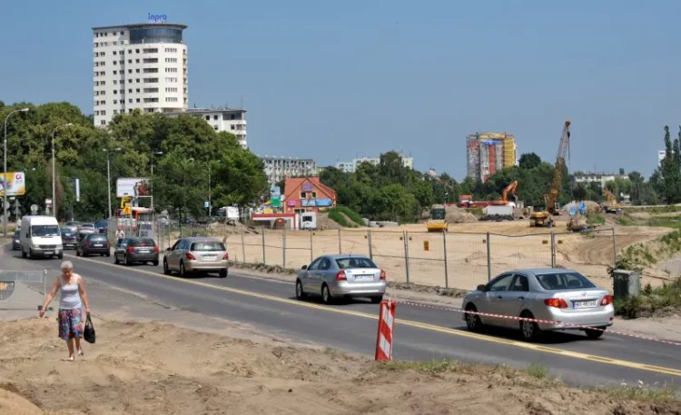 Budowa miejskiego odcinka Trasy Słowackiego.
