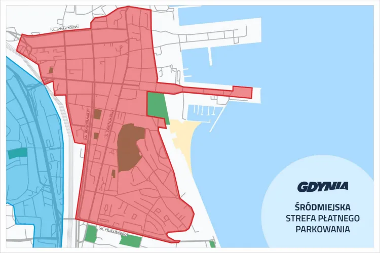 Nowe strefy płatnego parkowania w Gdyni 