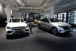 Nad AMG Performance Center znajduje się strefa EQ, w której zaparkowały auta elektryczne i hybrydowe.