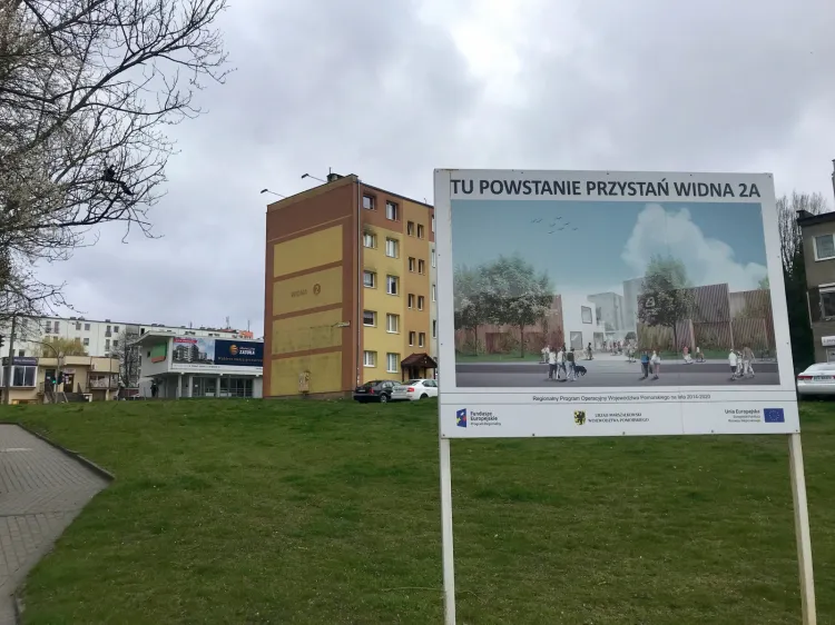O tym, że na Witominie powstanie centrum sąsiedzkie, informuje od miesięcy tablica informacyjna.