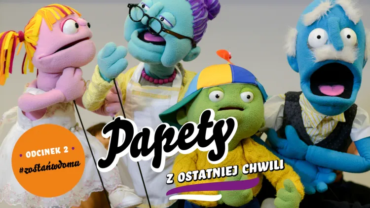 Teatr Miniatura stworzył program informacyjny dla dzieci w odcinkach z wykorzystaniem teatralnych lalek - Rodziny Papetów.