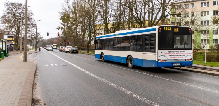 Docelowo buspasy na Witominie mają stanowić zwartą sieć.