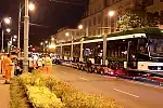 Biało-zielony tramwaj dojechał w nocy do Gdańska. Niedługo pojawi się na ulicach miasta.