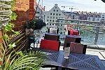 Restauracja Cała Naprzód w Ośrodku Kultury Morskiej w Gdańsku (IV piętro).