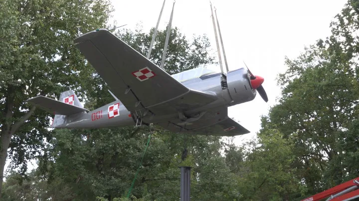 Dzięki BO udało się m.in. wyremontować samolot będący symbolem Babich Dołów.