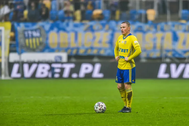 Michał Nalepa przyznał, że szybko strzelony gol przez Arkę Gdynia nieco zaskoczył żółto-niebieskich.