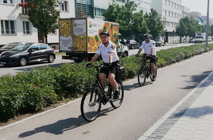 Strażnicy na rowerach będą jeździli przede wszystkim w centrum Gdyni.