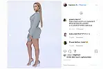Piosenkarka Beyonce w delikatnych, srebrnych sandałkach na szpilce.