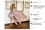 Piosenkarka Kylie Minogue w czerwonych sandałkach na szpilce.