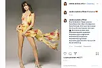Sandra Bullock w złotych sandałkach na szpilce. Idealne do letniej, zwiewnej kreacji. 
