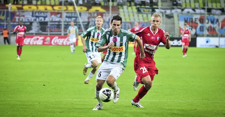 Josip Tadić po raz pierwszy rozpoczął mecz w wyjściowej jedenastce Lechii.