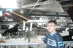 12-letni Tomek w Muzeum Techniki w niemieckim Speyer.
