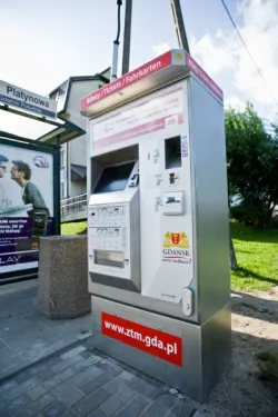 Aktualnie w Gdańsku znajduje się już 45 automatów biletowych.