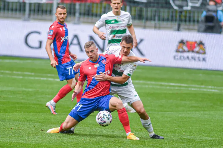 Bartosz Kopacz (na zdjęciu) jest jedynym nowym piłkarzem w "11" Lechii Gdańsk, ale i on nie został wytransferowany latem, a kontrakt podpisał już zimą. 