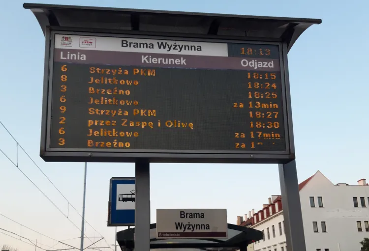 W całym Gdańsku pojawią się 84 nowe tablice z elektronicznym rozkładem jazdy.