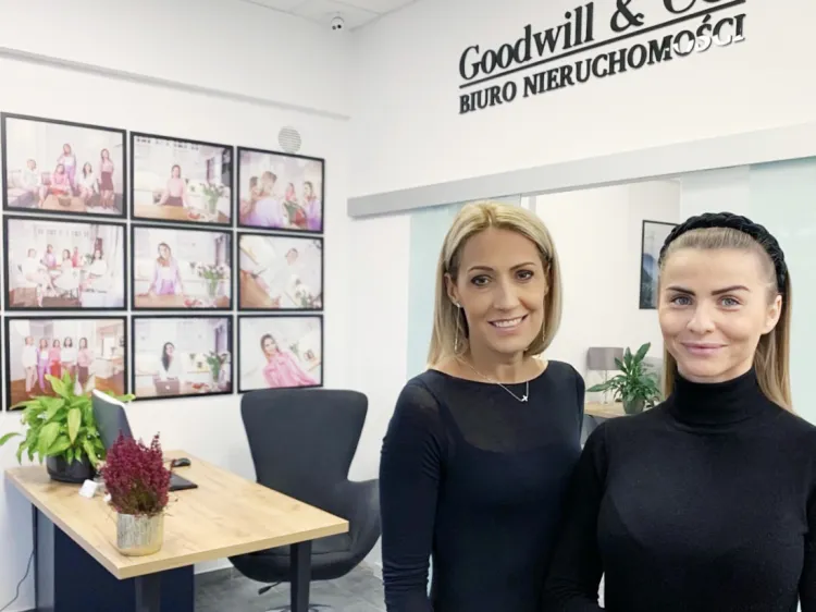Właścicielki biura nieruchomości Goodwill & CO. Agnieszka Paszulewicz i Aleksandra Mańkowska (z prawej) mają już ponad 15 lat doświadczenia na rynku. 