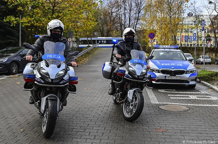 Nowe motocykle w sopockiej policji.