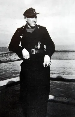 Podporucznik Hans Schäufler, świadek i autor zaskakującego wspomnienia z ogarniętego wojną Gdańska. 