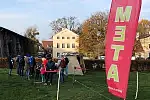Meta rodzinnych zawodów w parku Kolibki w niedzielę, 15 listopada 2020 r.