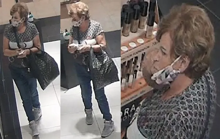 Kobieta poszukiwana w związku z kradzieżą perfum.