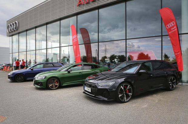 Audi Centrum Gdańsk zaprosiło swoich klientów na pełne emocji przejażdżki topowymi modelami RS.