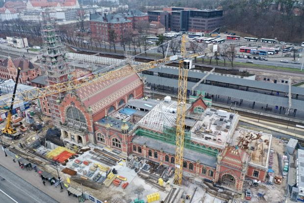Remont dworca PKP w Gdańsku potrwa jeszcze rok.