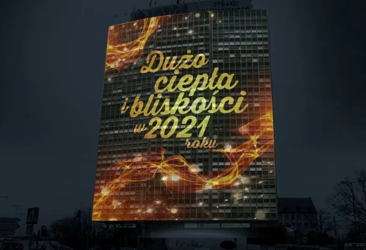 Pokaz mappingu na Zieleniaku będzie jedną z nielicznych atrakcji tegorocznego sylwestra i Nowego Roku w Gdańsku.