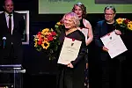 Katarzyna Figura podczas uroczystości Wręczenia Nagród Teatralnych w Gdańsku w 2020 roku.