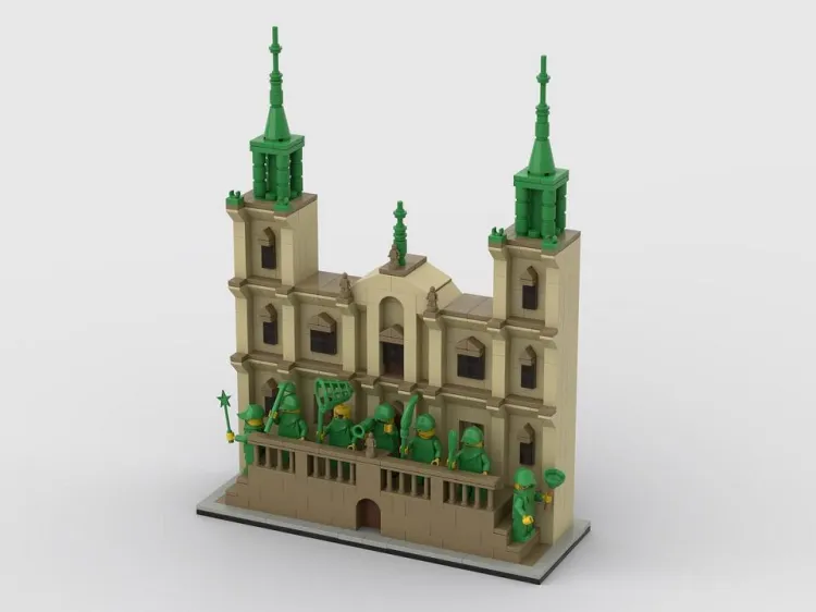 Praca Mariusza Warasa: Obrona kościoła przez straż narodową.