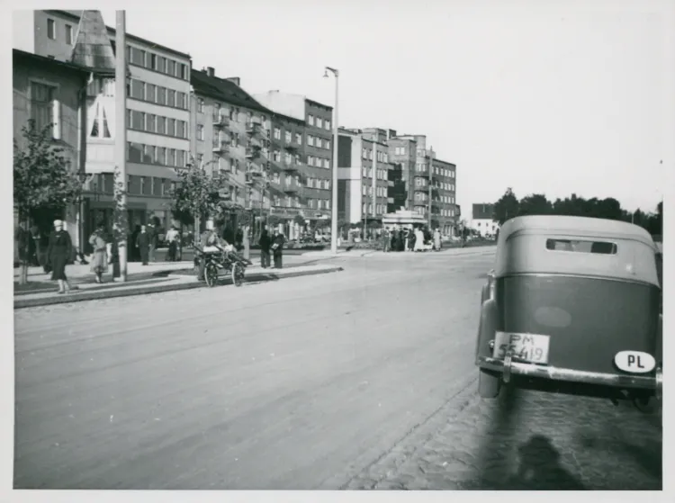 Śródmieście Gdyni. Zdjęcie wykonane 8 sierpnia 1936 roku. fot. K. Zawadzki i S-ka Warszawa.