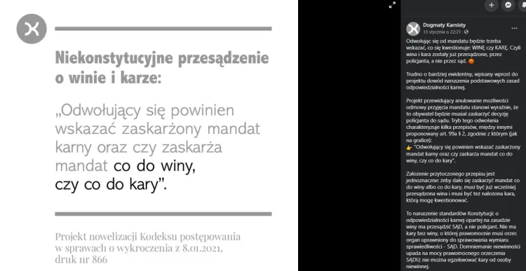 Do pomysłu zmian odniósł się na swoim facebookowym fanpage'u karnista i wykładowca Uniwersytetu Jagiellońskiego.
